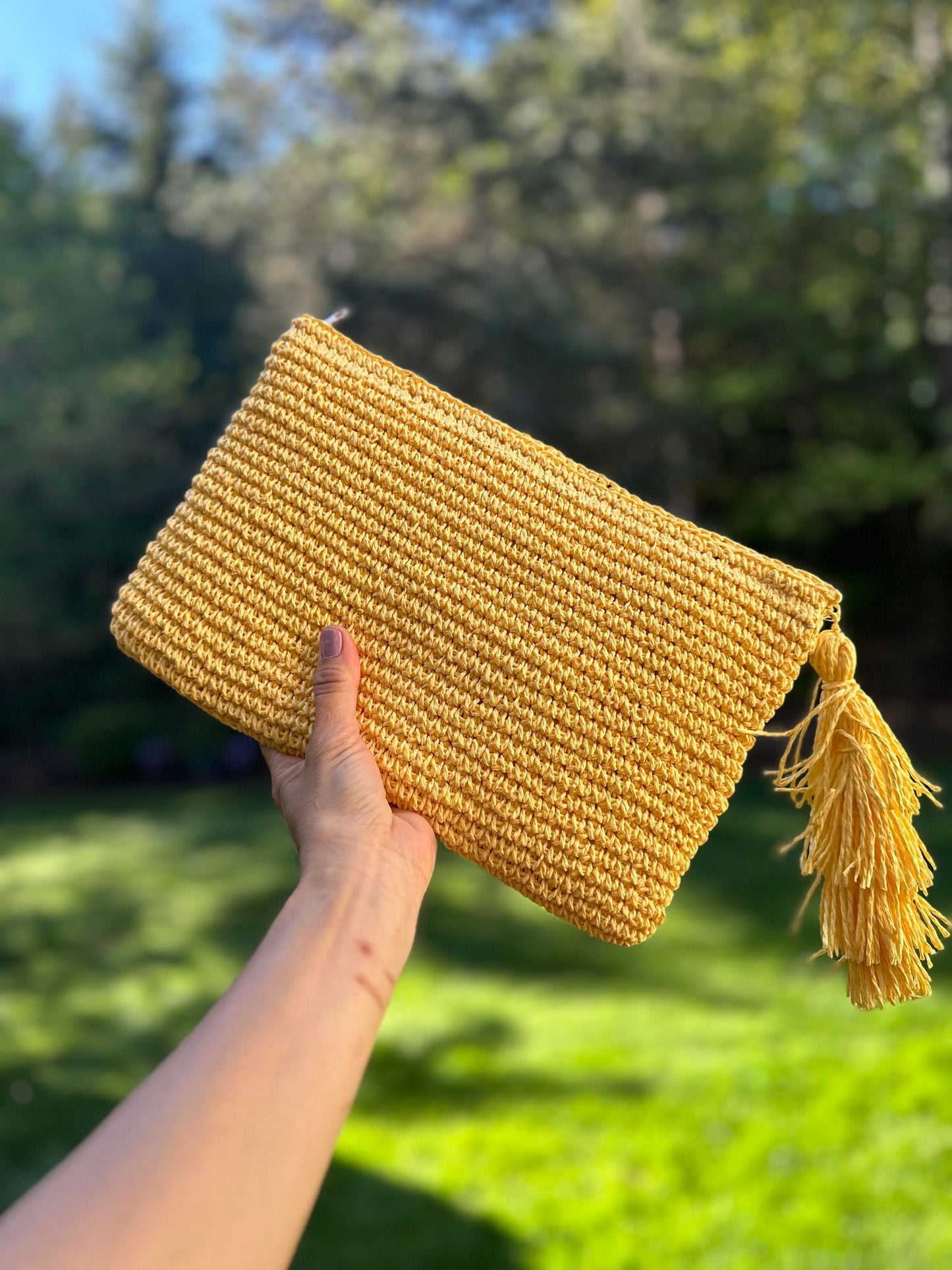 Raffia Paper Bag