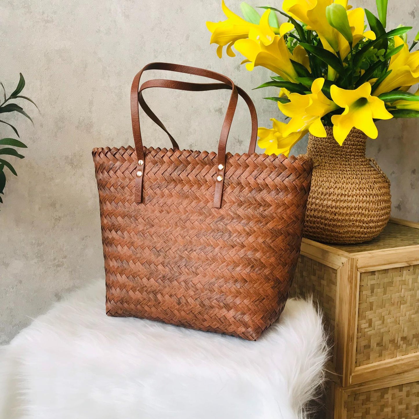 Bamboo Banig Classic Tote