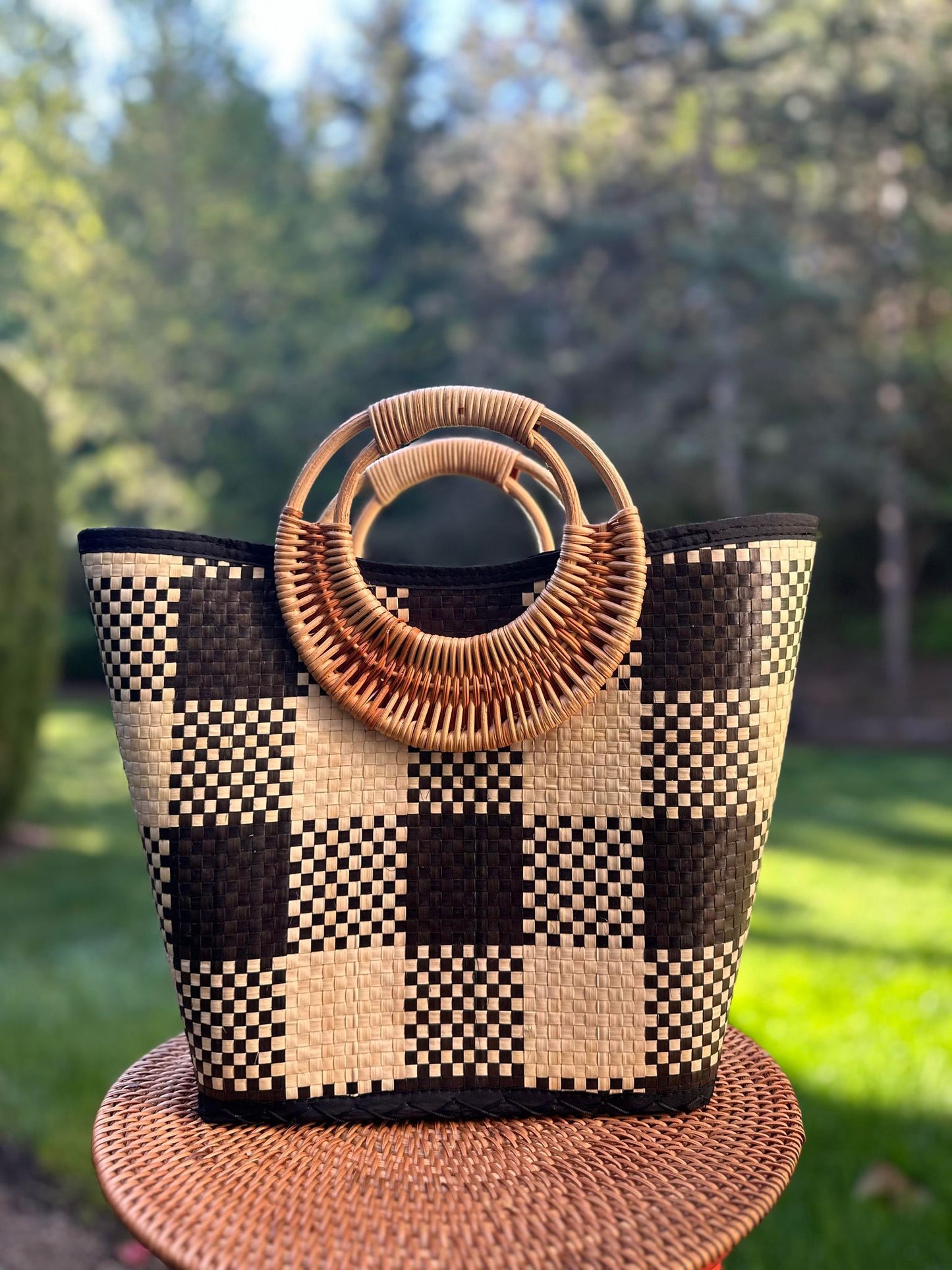 Cebuana Bamboo Woven Handbag