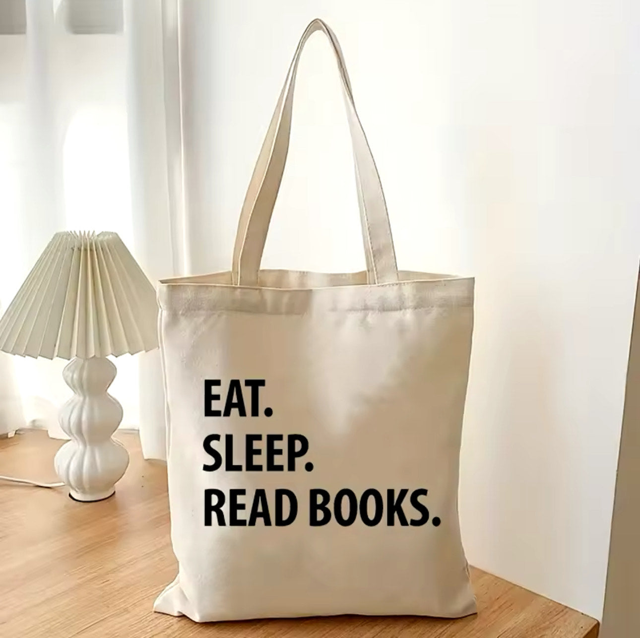 Eat Sleep Read Books Canvas Bag